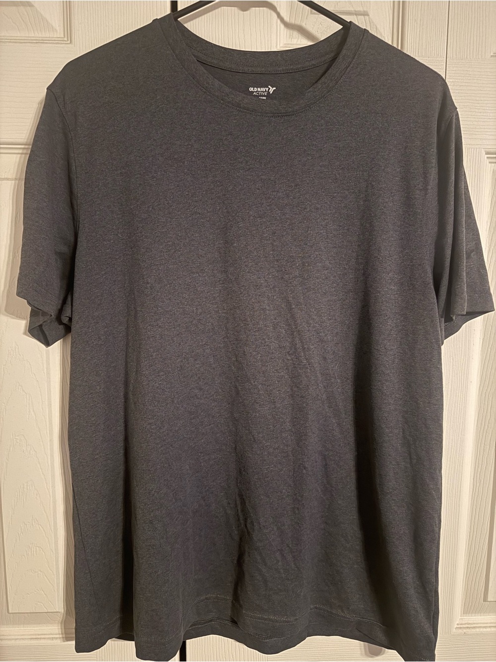 Old Navy Men's Short-Sleeve Crew T-Shirt in Charcoal Gray